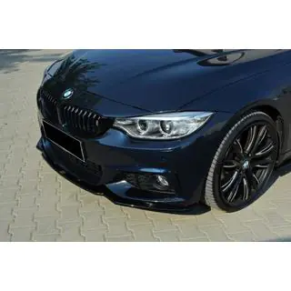 Voorbumper lipspoiler DPT V-2 (voor M-Sport, hoogglans zwart) foto 1