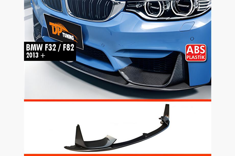 BMW 4 Serie F32/F33/F36 2012–2020 Frontlip DPT V-5 (voor M4, hoogglans zwart) Image