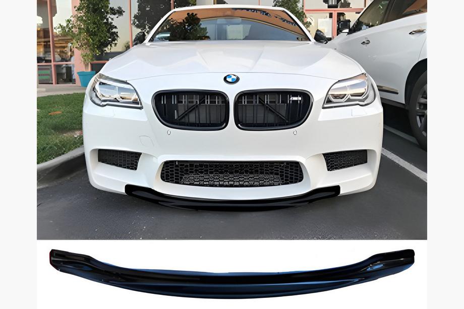 BMW 5 Serie F10/F11 2010–2016 DPT V1 frontlip (voor M5, hoogglans zwart) Image