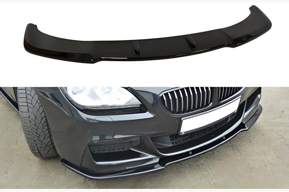 BMW 6-serie F12/F13/F06 2011–2018 DPT front lip splitter (voor M Performance, hoogglans zwart) Foto 1