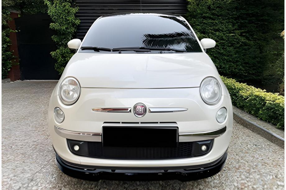 Fiat 500/500L 2013–2022 DPT front bumper lip (hoogglans zwart) Image