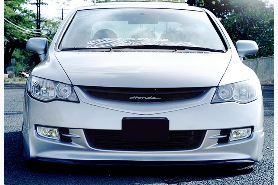 Honda Civic Sedan VIII 2006–2011 Frontlip DPT (2006-2009, overspuitbaar) Foto 1