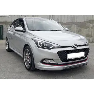 DPT front bumper lip (hoogglans zwart) Hyundai I-20 2014–2020 foto 1