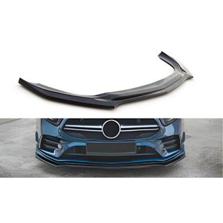 Front lip spoiler DPT V-2 (hoogglans zwart) Mercedes A-Klasse W177 2018–