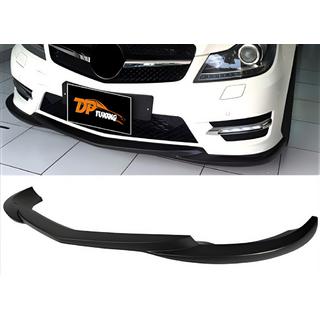 Frontbumper lip DPT V2 (2011-2015, hoogglans zwart) Mercedes C-klasse W204 2007–2015 foto 1