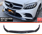 Mercedes C-klasse W205 2014–2021 DPT frontlip (2019-2021, alleen voor AMG-Line, hoogglans zwart) foto 2