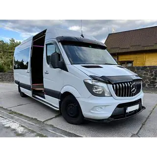 DPT front bumper lip (hoogglans zwart) Mercedes Sprinter W906 2006–2018 foto 4