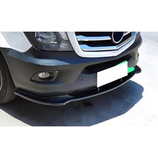 DPT front bumper lip (hoogglans zwart) Mercedes Sprinter W906 2006–2018 foto 1