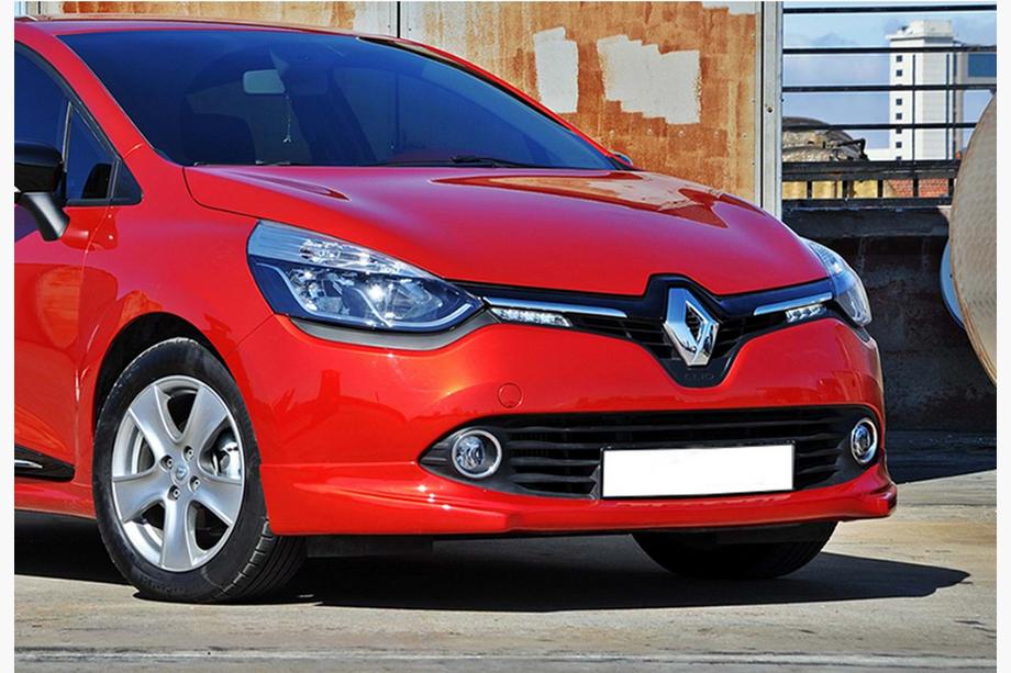 Renault Clio IV 2012–2019 Voorbumper lip DPT (SW, overspuitbaar) Image