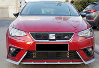Seat Ibiza 2010–2017 Front lip spoiler DPT V-2 (hoogglans zwart) foto 3