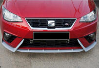 Seat Ibiza 2010–2017 Front lip spoiler DPT V-2 (hoogglans zwart) foto 4