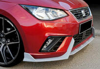 Seat Ibiza 2010–2017 Front lip spoiler DPT V-2 (hoogglans zwart) foto 11