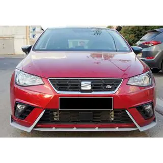 Front lip spoiler DPT V-2 (hoogglans zwart) Seat Ibiza 2010–2017 foto 3