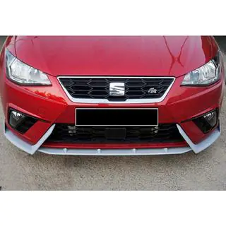 Front lip spoiler DPT V-2 (hoogglans zwart) Seat Ibiza 2010–2017 foto 4