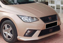 Seat Ibiza 2010–2017 DPT V-3 voorbumper lip (hoogglans zwart) foto 4