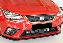 Seat Ibiza 2010–2017 Front bumper lipspoiler DPT V-4 (glans zwart) foto 3