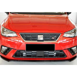 Front bumper lipspoiler DPT V-4 (glans zwart) Seat Ibiza 2010–2017 foto 2