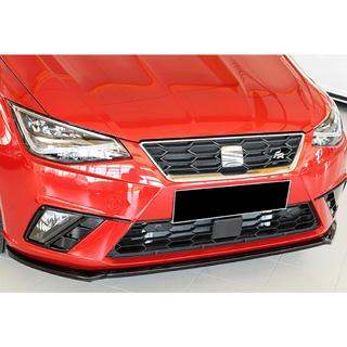 Front bumper lipspoiler DPT V-4 (glans zwart) Seat Ibiza 2010–2017 foto 3