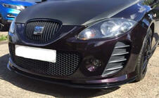 Seat Leon 2005–2012 DPT front lip (voor Cupra, hoogglans zwart) foto 2