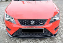 Seat Leon 2013–2020 Front lip splitter DPT (Cupra, 2013-2016, hoogglans zwart) foto 3