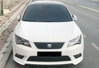 Seat Leon 2013–2020 DPT V-1 front lip spoiler (2013-2016, in grondlak/overspuitbaar) foto 4