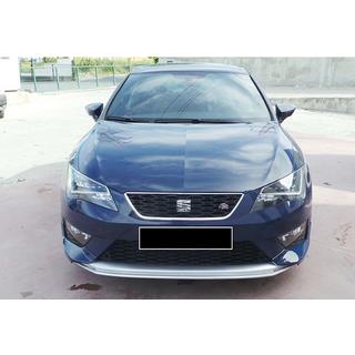 Voorbumper lip spoiler DPT V-2 (2013-2016, hoogglans zwart) Seat Leon 2013–2020 foto 1