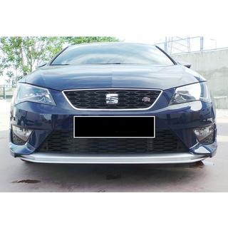 Voorbumper lip spoiler DPT V-2 (2013-2016, hoogglans zwart) Seat Leon 2013–2020 foto 2