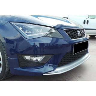 Voorbumper lip spoiler DPT V-2 (2013-2016, hoogglans zwart) Seat Leon 2013–2020 foto 4