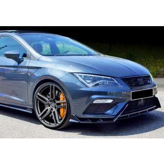 Front lip spoiler DPT V-3 (2017-2020, hoogglans zwart) Seat Leon 2013–2020 foto 2