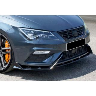 Front lip spoiler DPT V-3 (2017-2020, hoogglans zwart) Seat Leon 2013–2020 foto 4