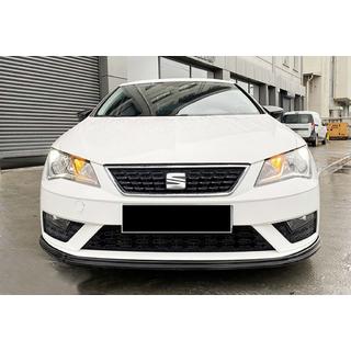 Front lip spoiler DPT V-4 (2017-2020, glanzend zwart) Seat Leon 2013–2020 foto 2
