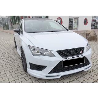 Frontlip spoiler DPT V-5 (2017-2020, hoogglans zwart) Seat Leon 2013–2020 foto 4