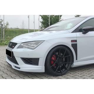 Frontlip spoiler DPT V-5 (2017-2020, hoogglans zwart) Seat Leon 2013–2020 foto 2