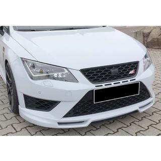 Frontlip spoiler DPT V-5 (2017-2020, hoogglans zwart) Seat Leon 2013–2020 foto 1