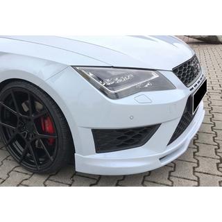 Frontlip spoiler DPT V-5 (2017-2020, hoogglans zwart) Seat Leon 2013–2020 foto 3