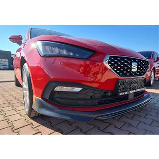 Voorbumper lipspoiler DPT V-1 (hoogglans zwart) Seat Leon 2020–
