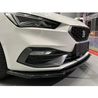 Front lip spoiler DPT V-2 (hoogglans zwart) foto 1