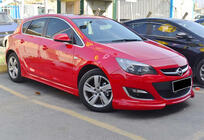 Opel Astra J 2009–2015 Voorbumper lipspoiler DPT V-3 (ongelakt) foto 1