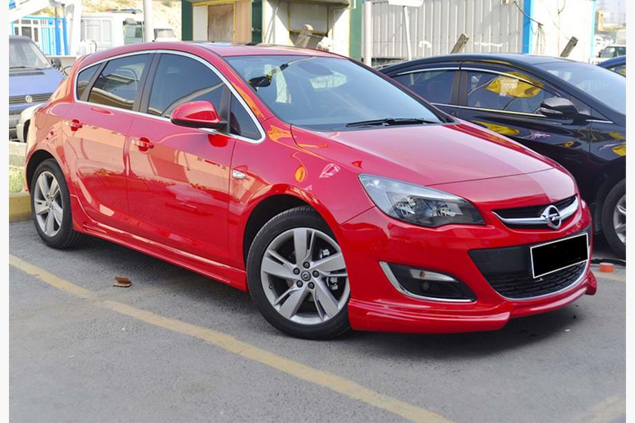 Opel Astra J 2009–2015 Voorbumper lipspoiler DPT V-3 (ongelakt) Image