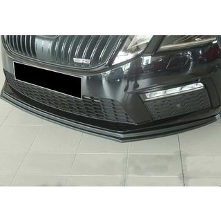 Voorbumper lip spoiler DPT V-2 (2017-2019 RS, glanzend zwart) foto 3