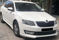 Skoda Octavia III A7 2013–2019 Voorbumper lip spoiler DPT V-1 (2013-2017, klaar om te spuiten) foto 5
