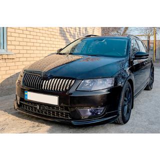 Voorbumper lip spoiler DPT V-1 (2013-2017, klaar om te spuiten) Skoda Octavia III A7 2013–2019 foto 1