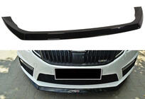 Skoda Octavia III A7 2013–2019 DPT V-3 frontlip (2013-2017 RS, hoogglans zwart) foto 1
