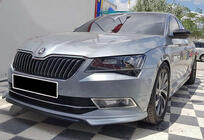 Skoda Superb 2015–2024 Voorbumper lipspoiler DPT V-1 (2015-2020, hoogglans zwart) foto 4