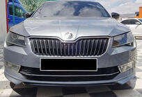 Skoda Superb 2015–2024 Voorbumper lipspoiler DPT V-1 (2015-2020, hoogglans zwart) foto 3