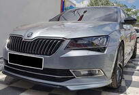 Skoda Superb 2015–2024 Voorbumper lipspoiler DPT V-1 (2015-2020, hoogglans zwart) foto 1