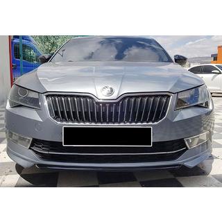 Voorbumper lipspoiler DPT V-1 (2015-2020, hoogglans zwart) foto 3
