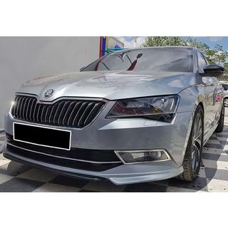Voorbumper lipspoiler DPT V-1 (2015-2020, hoogglans zwart) foto 1