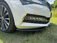 Skoda Superb 2015–2024 DPT V-2 front lip spoiler (2015-2020, hoogglans zwart) foto 5