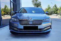 Skoda Superb 2015–2024 Voorbumper lipspoiler DPT V-3 (2015-2020, hoogglans zwart) foto 5